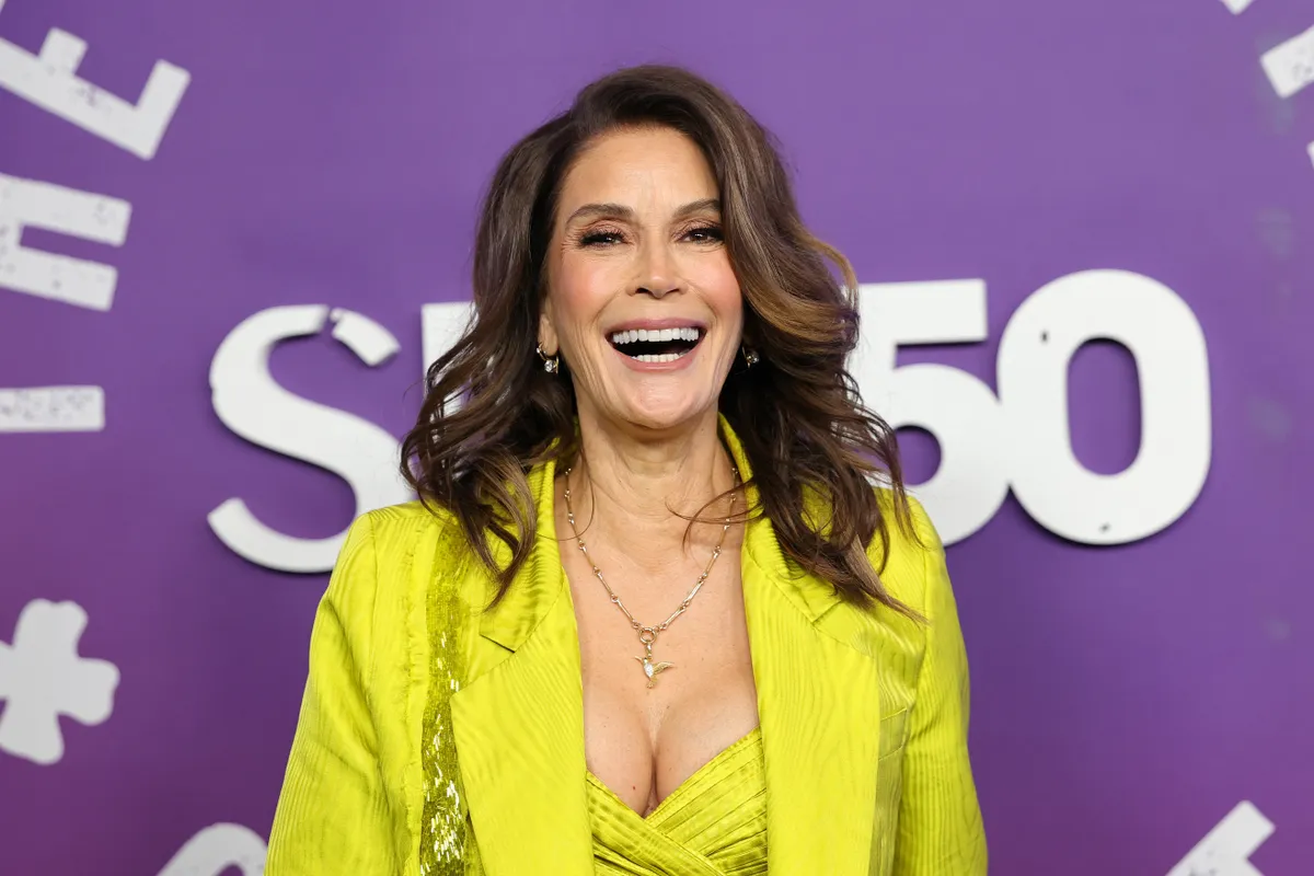 NEW YORK, NEW YORK - FEBRUARY 14: Teri Hatcher attends SNL50: The Homecoming Concert at Radio City Music Hall on February 14, 2025 in New York City.   Dia Dipasupil/Getty Images/AFP (Photo by Dia Dipasupil / GETTY IMAGES NORTH AMERICA / Getty Images via AFP)