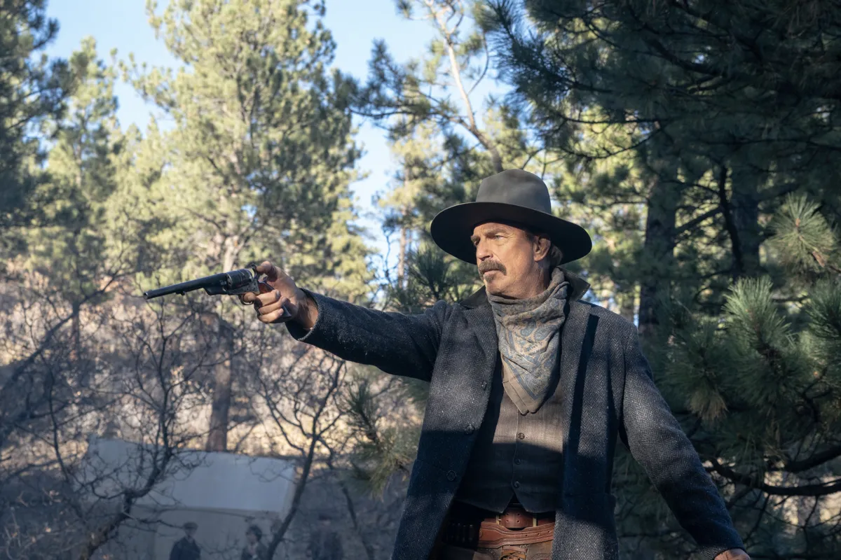 June 27, 2024: Undated film still from Horizon: An American Saga - Chapter One. Pictured: Kevin Costner as Hayes Ellison. See PA Feature SHOWBIZ Film Reviews. WARNING: This picture must only be used to accompany PA Feature SHOWBIZ Film Reviews. (Credit Image: © PA Wire via ZUMA Press)