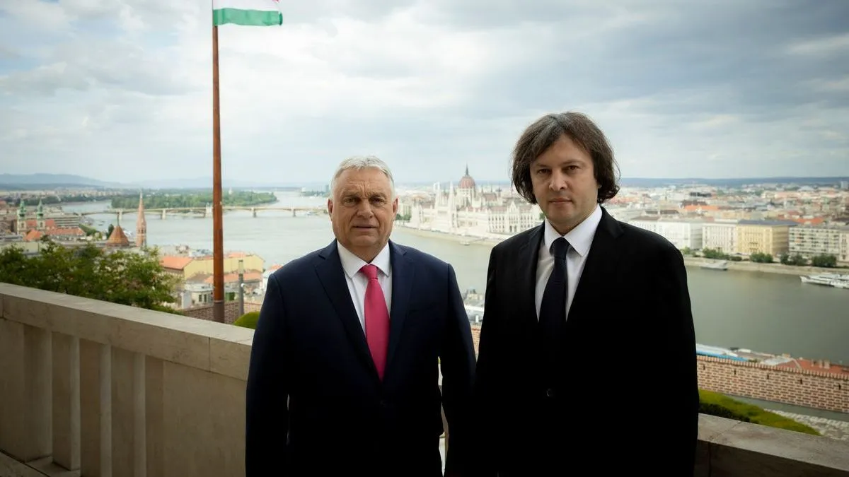 CPAC Hungary: Orbán Viktor fogadta Irakli Kobakhidze georgiai miniszterelnököt Fotó: MTI
