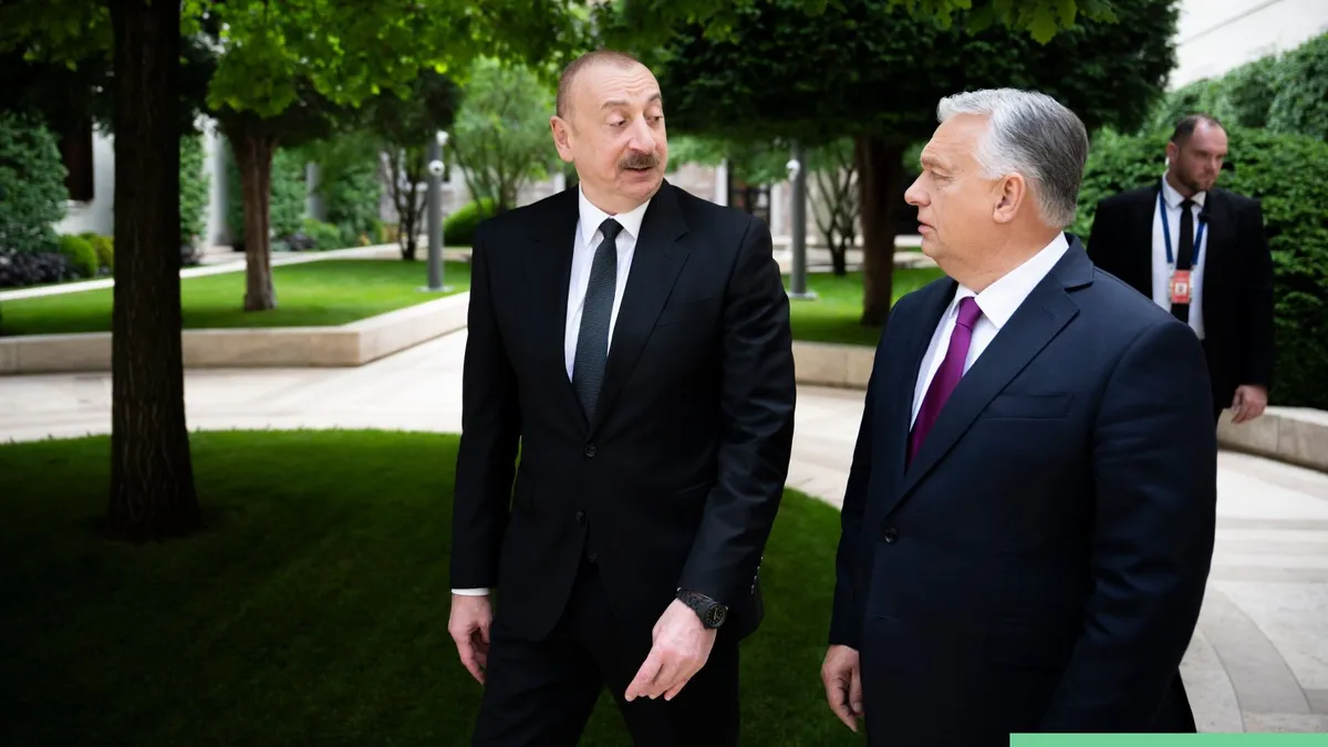 Orbán Viktor: Isten hozta Aliyev elnök urat Budapesten!