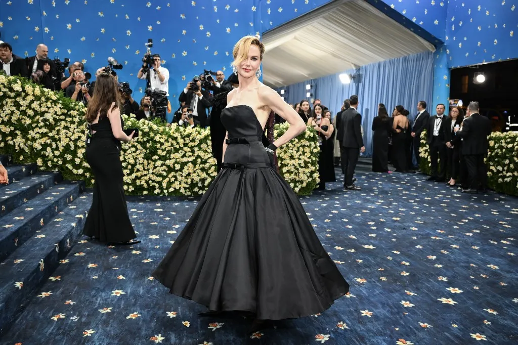 Nicole Kidman ausztrál-amerikai színésznő és filmproducer az idei Met gálán