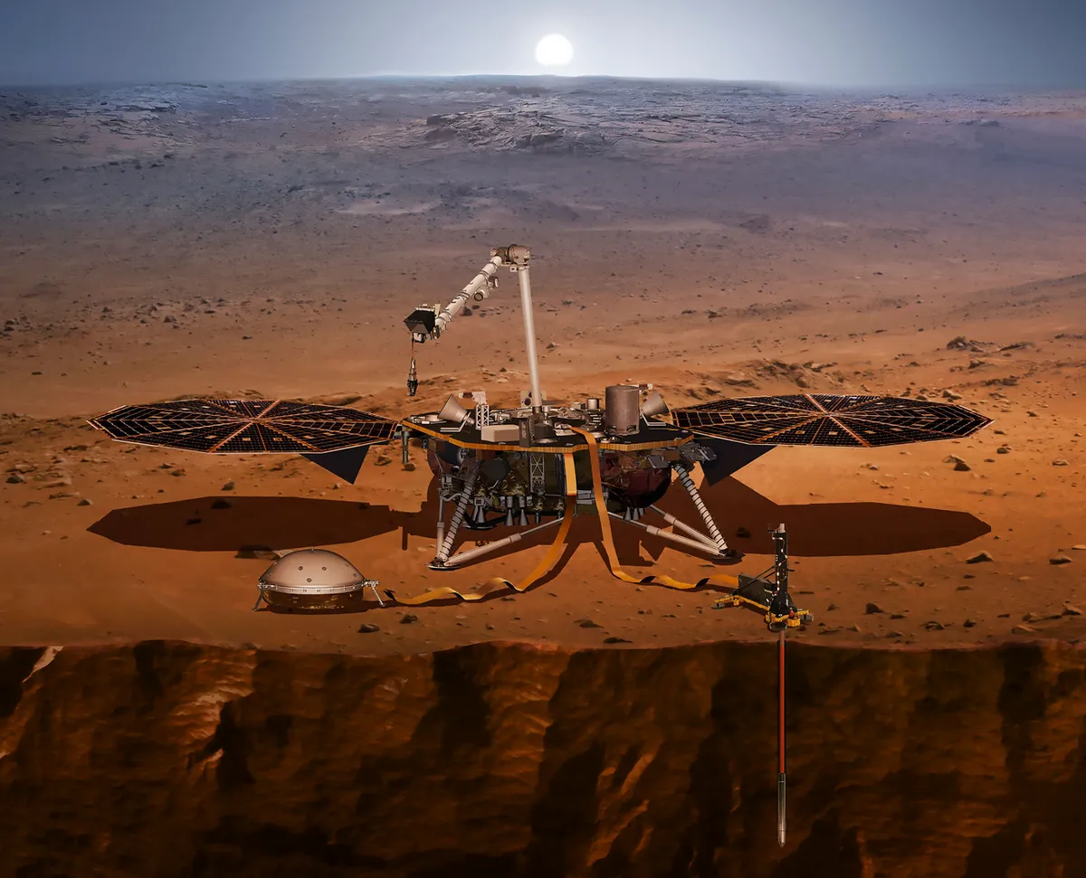 Jelentős mennyiségű vizet azonosíthatott a Mars mélyén a NASA Insight űrszondája.