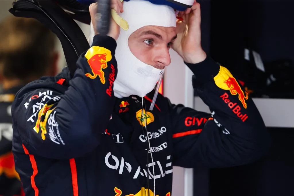 Max Verstappen ferrari teszt