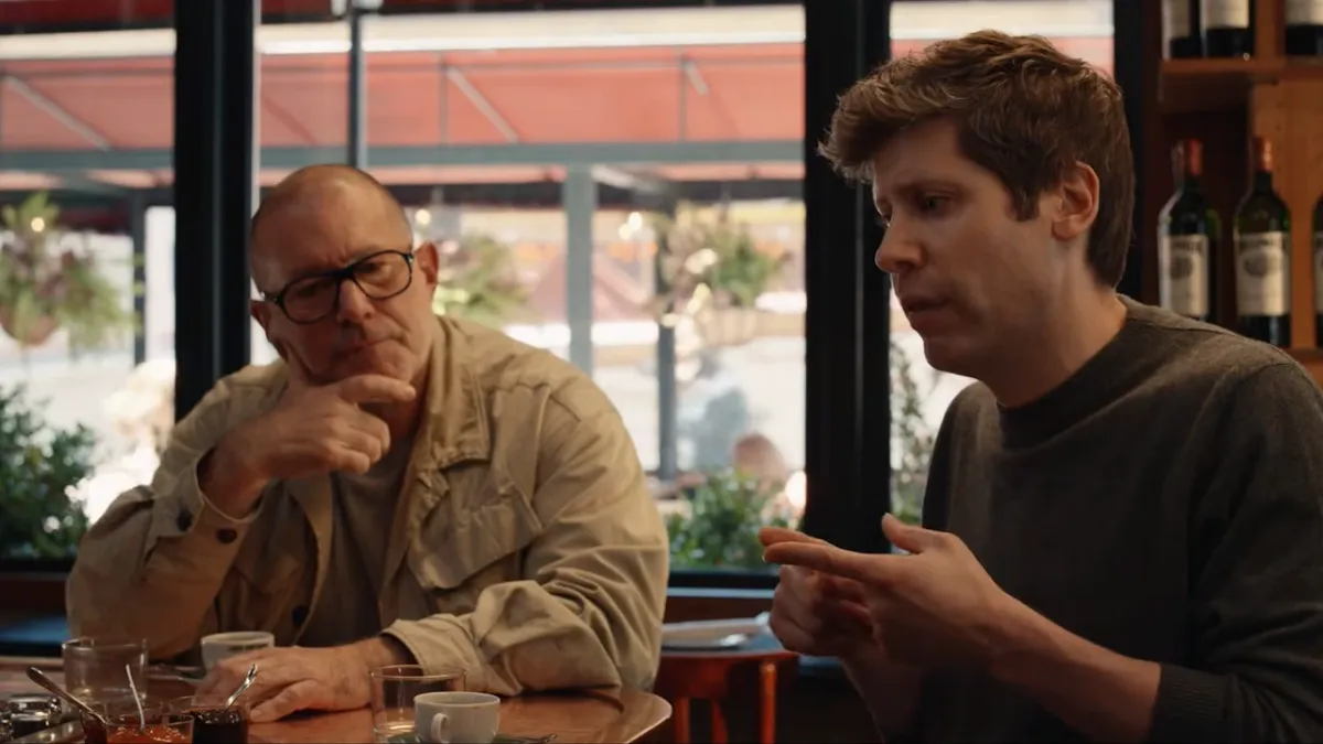 A jobboldalon látható Sam Altman szerint veszélybe került ChatGPT vezető pozíciója