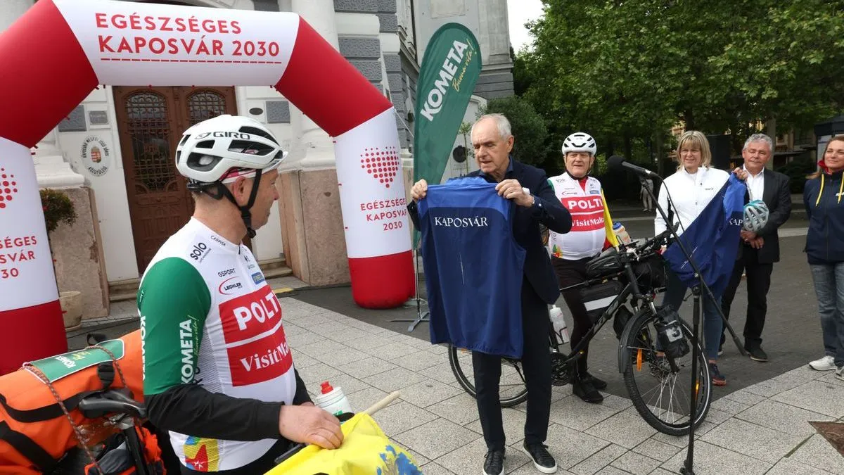 Kaposvárról Norvégiába tekernek ezek az elszánt sportolók – Őrültség vagy hőstett?