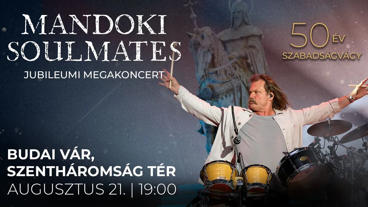 Mandoki Soulmates megakoncert a Budai Várban – 50 év szabadságvágy zenében