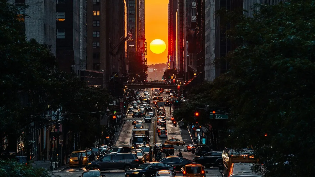 Naplemente New Yorkban: ilyet még biztosan nem látott