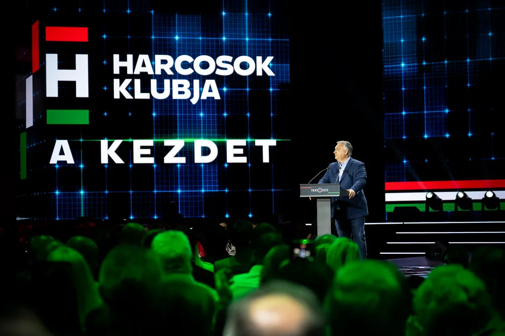 A Harcosok klubja - A kezdet elnevezésű rendezvény Budapesten, Orbán Viktor, OrbánViktor, 2025.05.18.