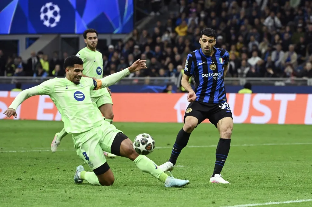 barcelona, inter, araujo, bajnokok ligája