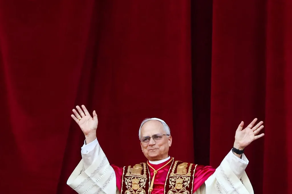 American cardinal Robert Prevost, now known as Leo XIV, has been elected a new pope by the cardinal electors on the second day of the conclave. On May 8th, 2025 in Vatican City, Vatican. (Photo by Beata Zawrzel/NurPhoto) (Photo by Beata Zawrzel / NurPhoto / NurPhoto via AFP)
