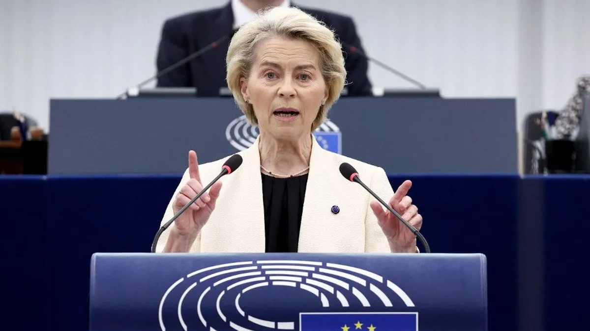 Ursula von der Leyen: Ukrajnát támogatni kell és gyorsítva kell felvenni az Unióba
