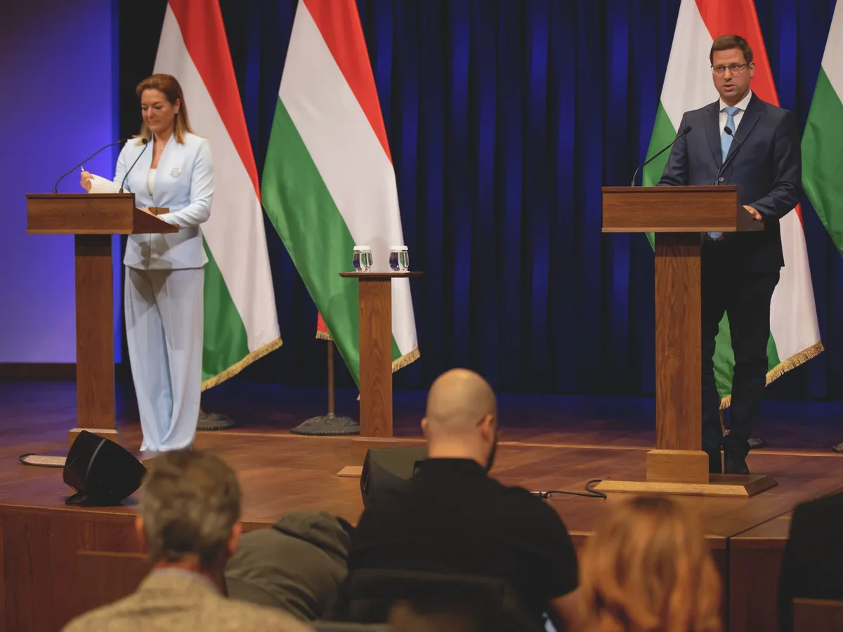 Kormányinfó, Gulyás Gergely, GulyásGergely, Vitályos Eszter, VitályosEszter, kormányszóvivő, 2025.05.08.,