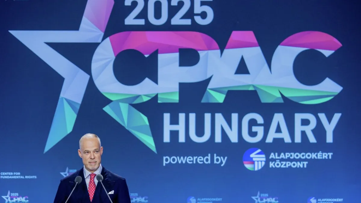 Szalay-Bobrovniczky Kristóf is felszólalt a CPAC Hungary színpadán