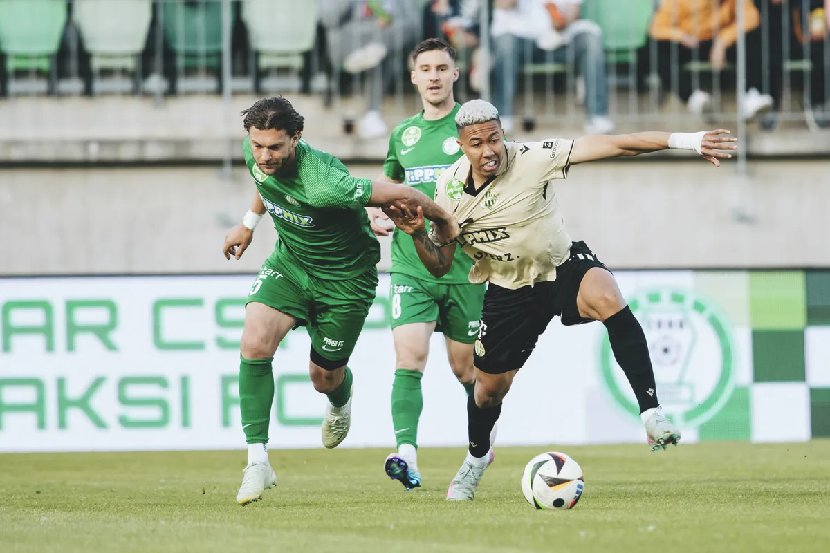 Paks - Ferencvárosi TC, FTC, Ferencváros, Fradi, Paksi FC, OTP Bank Liga, 31. forduló, Fehérvári úti stadion, Paks, 2025.05.10.
