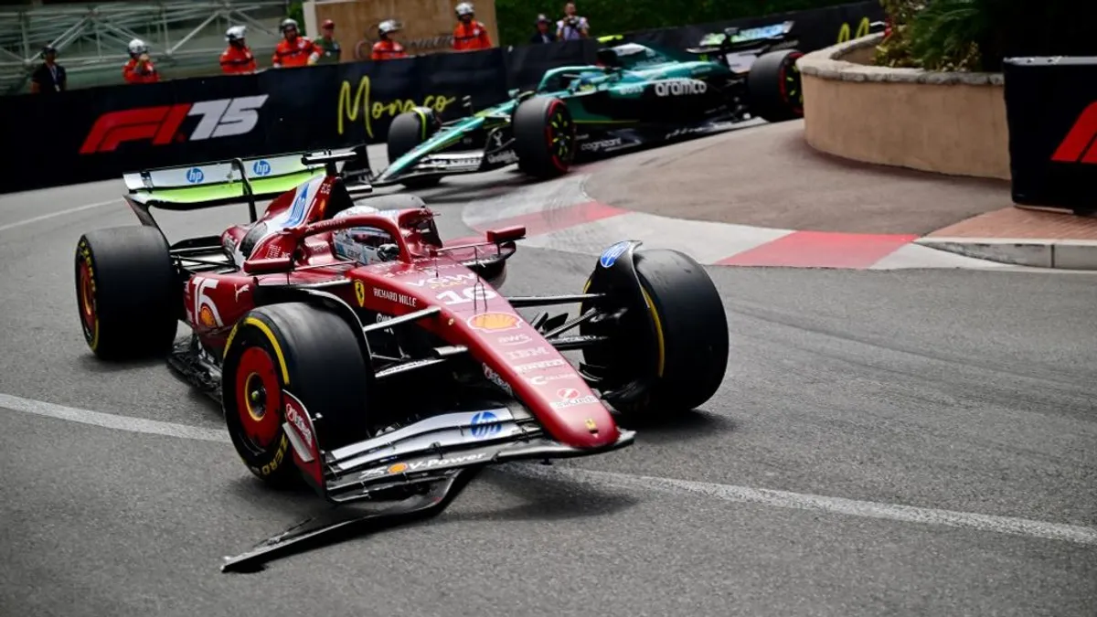 A Ferrari balesete után azonnal jött a piros zászló Monacóban – videó