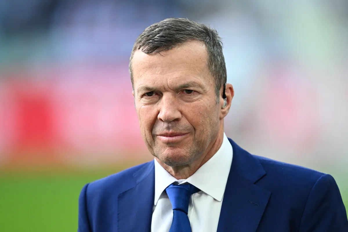 24 May 2025, Berlin: Soccer: DFB Cup, Arminia Bielefeld - VfB Stuttgart, Final, Olympic Stadium. Former national soccer player Lothar Matthäus before the match. IMPORTANT NOTE: In accordance with the regulations of the DFL German Football League and the DFB German Football Association, it is prohibited to use or have used photographs taken in the stadium and/or of the match in the form of sequential images and/or video-like photo series. Photo: Bernd Weißbrod/dpa (Photo by BERND WEISSBROD / dpa Picture-Alliance via AFP)