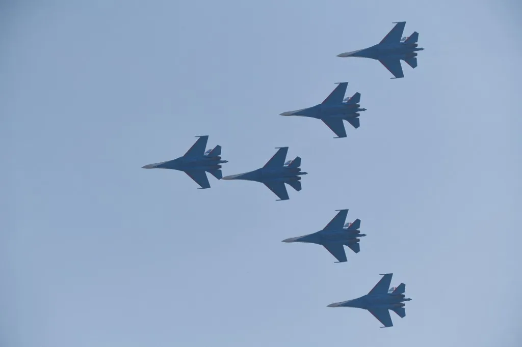 Megsemmisült egy orosz Su–35-ös vadászgép Fotó: CFOTO / NurPhoto