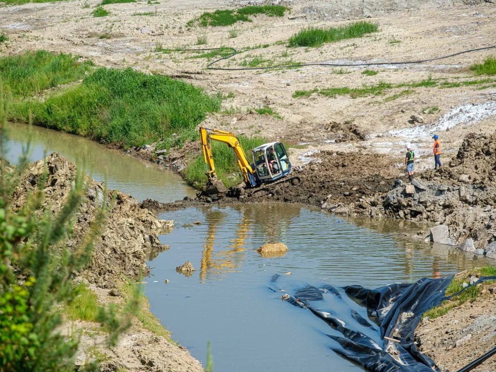 A Korond-patak a Só-szorosban, Parajd, parajdi sóbánya, parajdisóbánya, árvíz, 2025