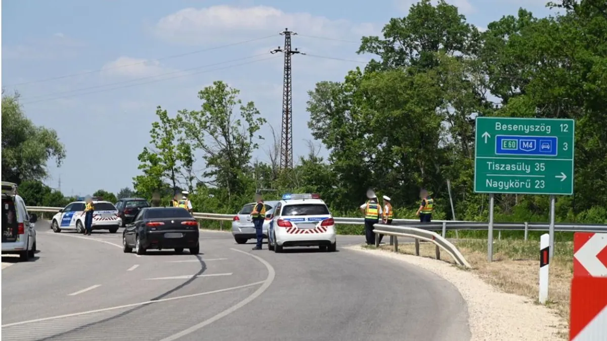 Brutális gázolás a főúton