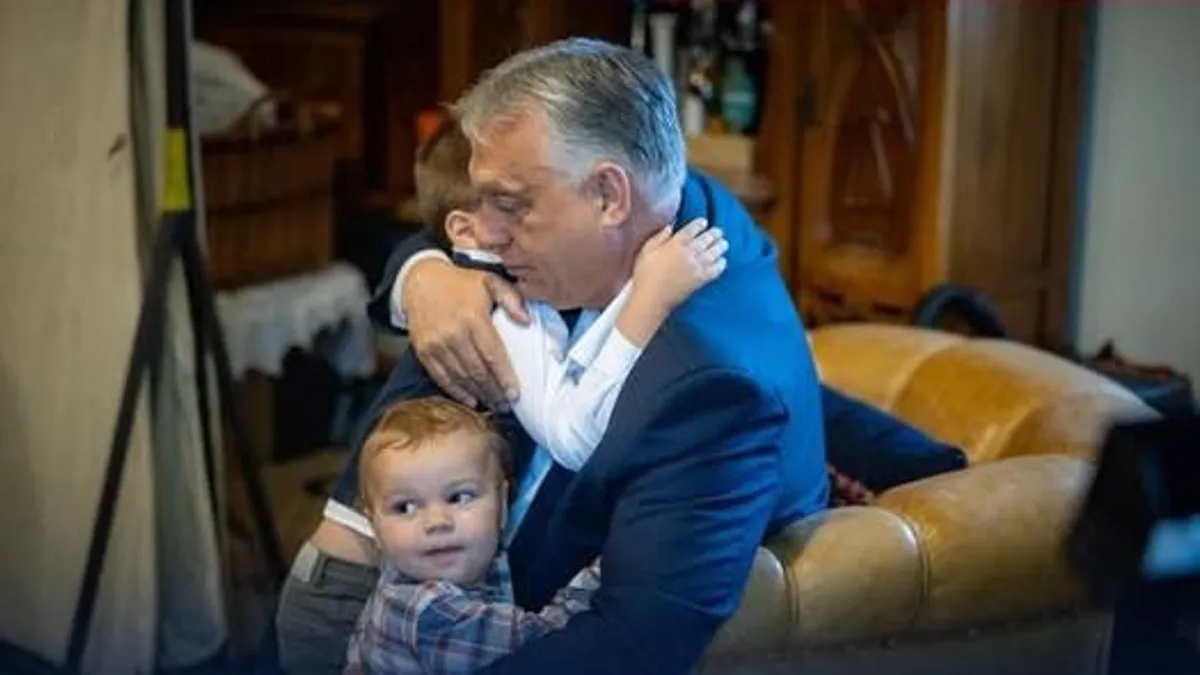 Orbán Viktor: Apának lenni jó! De nagyapának a legjobb!