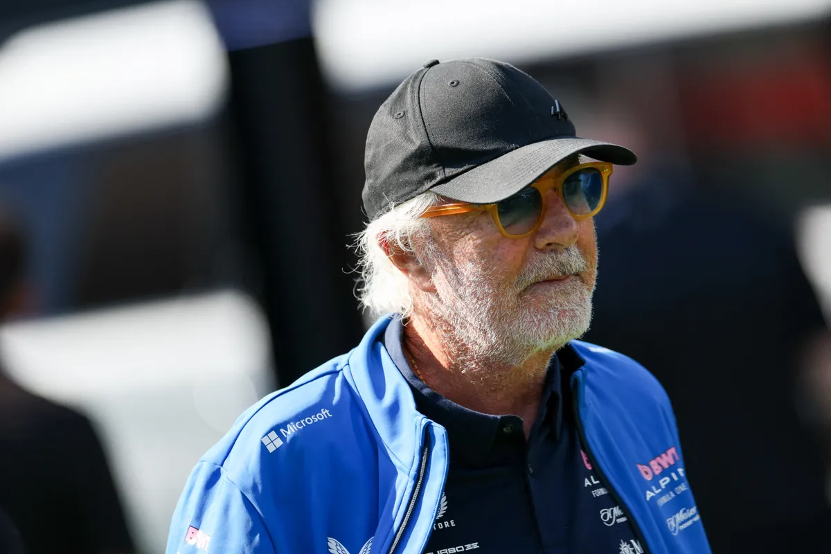MONTREAL, QUEBEC - JUNE 15 : Flavio Briatore, Executive Advisor of BWT Alpine Formula One Team arrives in the paddock for the F1 Grand Prix of Canada at Circuit Gilles Villeneuve in Montreal, Quebec, Canada on June 15, 2025. Mert Alper Dervis / Anadolu (Photo by Mert Alper Dervis / Anadolu via AFP)