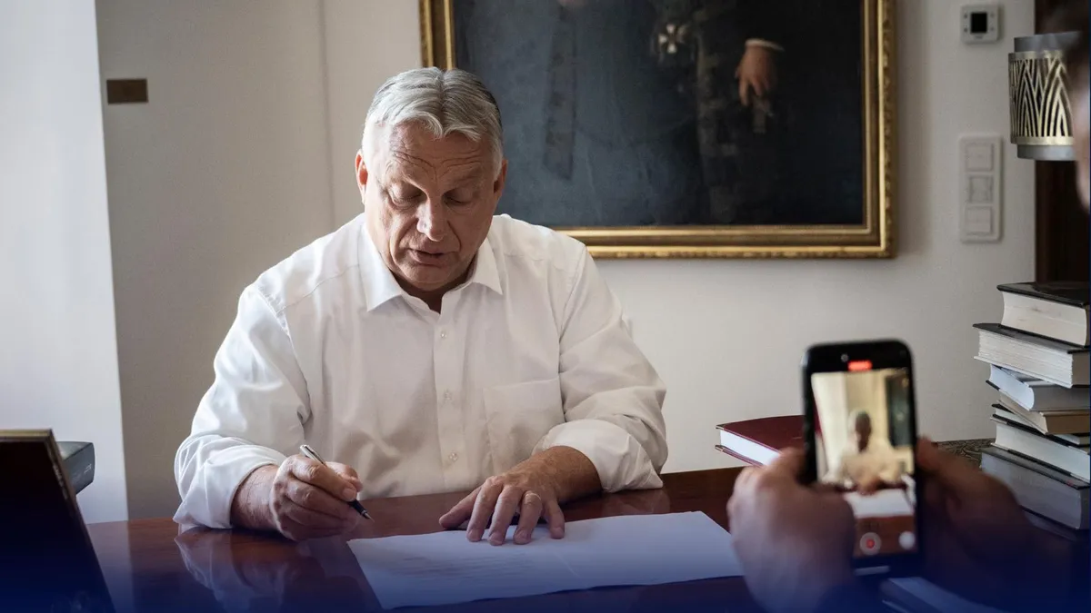 Orbán Viktor szenzációs bejelentése: aláírta!