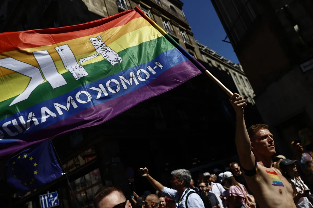 Felvonulás, Pridefelvonulás2025, Budapest, 2025. június 27., Pride, felvonulás, tüntetés, Pride2025