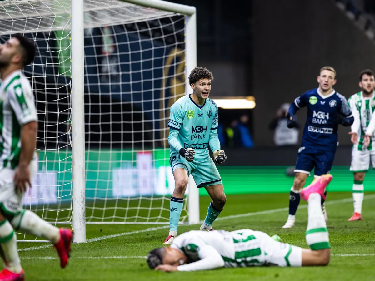 Pécsi, Pécsi Ármin, Puskás Akadémia - Ferencvárosi TC, Fradi, FTC, Ferencváros, PuskásAkadémiaFradi, OTP Bank Liga, 19. forduló, Pancho Aréna, Felcsút, 2025.02.09.