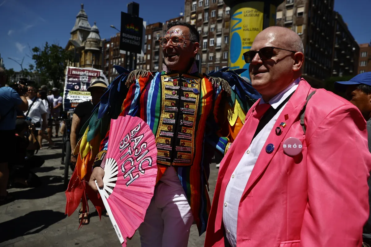 Budapest, 2025. június 27., Pride, felvonulás, tüntetés, Pride2025