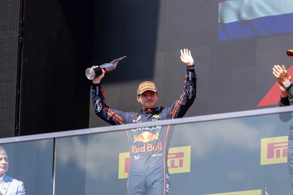 Max Verstappen of the Netherlands drives the Oracle Red Bull Racing RB21 Honda RBPT during the Formula 1 Pirelli Grand Prix Du Canada in Montreal, Canada, on June 15, 2025. (Photo by Stefano Facchin/Alessio Morgese /NurPhoto) (Photo by Alessio Morgese / NurPhoto via AFP)