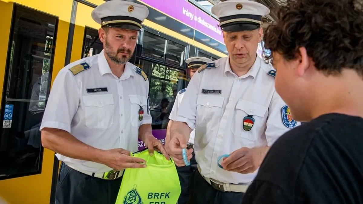 Csókolom, Bence vagyok: közös baleset-megelőzési kampányt indít a BRFK és a BKK