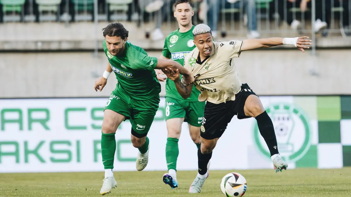Paks - Ferencvárosi TC, FTC, Ferencváros, Fradi, Paksi FC, OTP Bank Liga, 31. forduló, Fehérvári úti stadion, Paks, 2025.05.10.