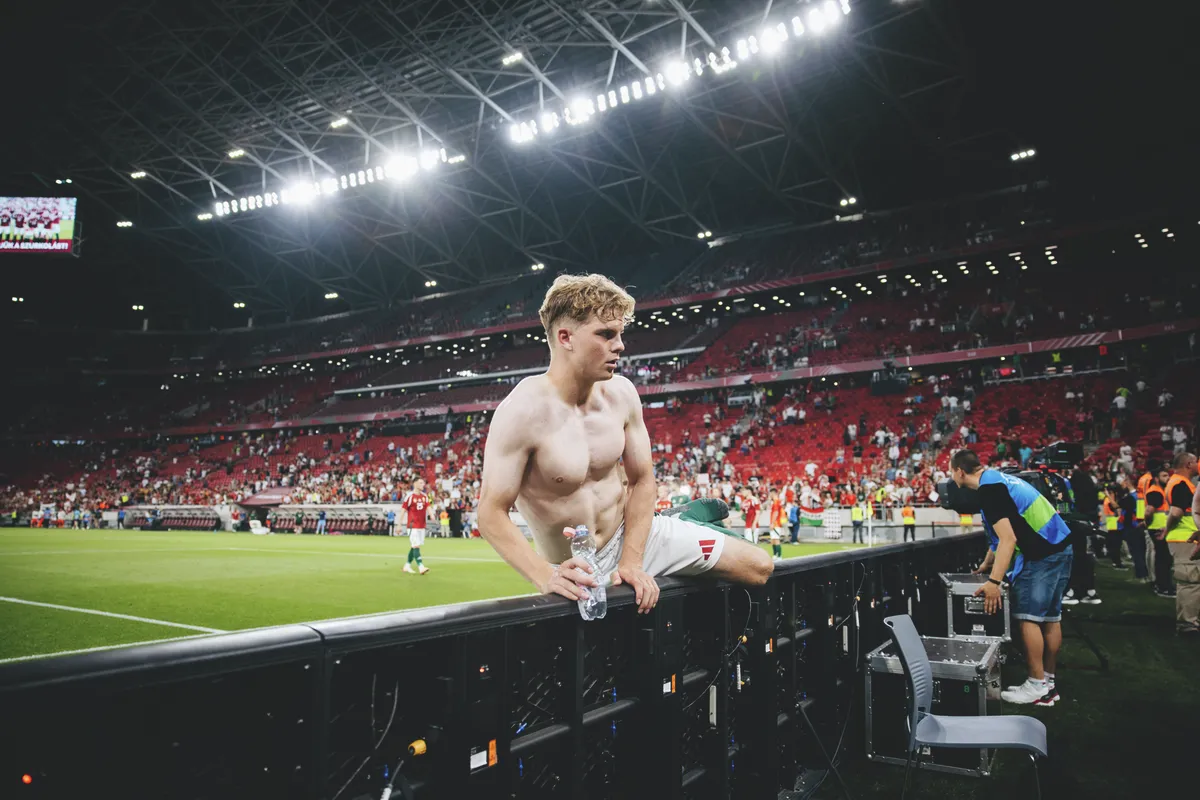 Magyarország – Svédország, MagyarországSvédország, Magyar válogatott, barátságos válogatott-mérkőzés, foci, labdarúgás, Magyar labdarúgó-válogatott, Magyarlabdarúgóválogatott, UEFA Nemzetek Ligája, Puskás Aréna, Budapest, 2025.06.06.