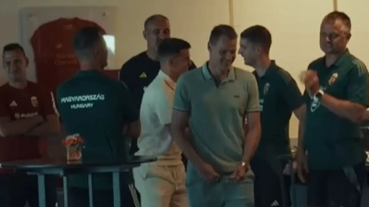Megérkeztek a magyar válogatott focisták Telkibe: de hol van Szoboszlai? – videó