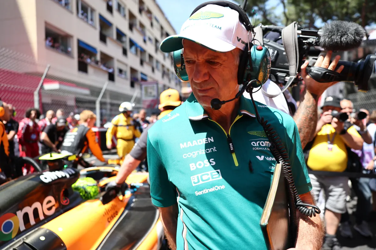 Adrian Newey ahead of the Formula 1 Grand Prix of Monaco at Circuit de Monaco in Monaco on May 25, 2025. (Photo by Jakub Porzycki/NurPhoto) (Photo by Jakub Porzycki / NurPhoto via AFP)