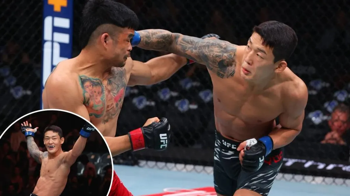 Brutális K.O.-val köszönt be a UFC-be a koreai bunyós – videó