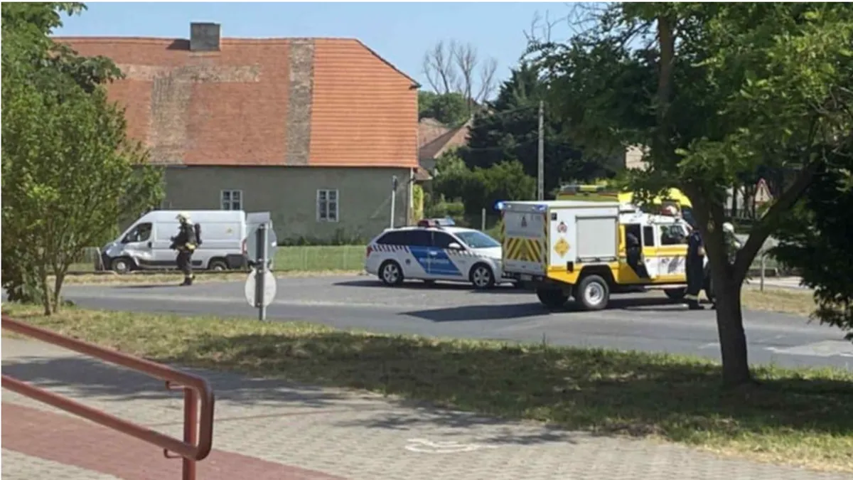 Radioaktív anyagot szállító jármű szenvedett balesetet, pánikhangulat a településen