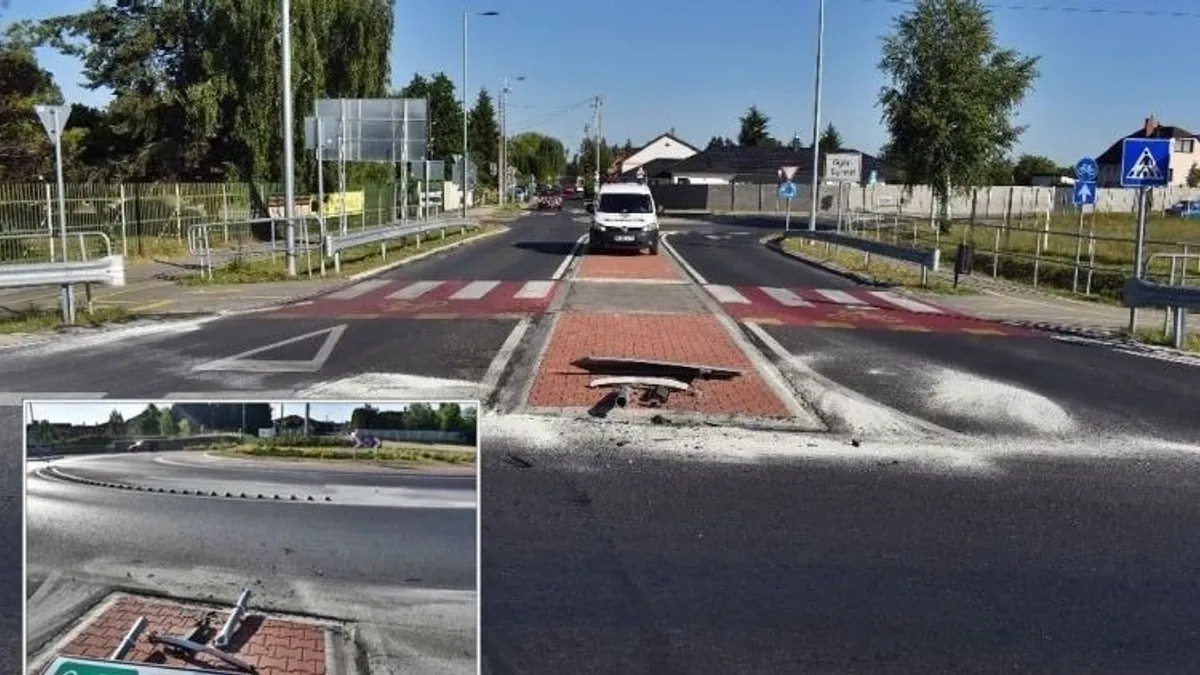Elképesztő módon bukott le a körforgalmat letaroló ittas sofőr