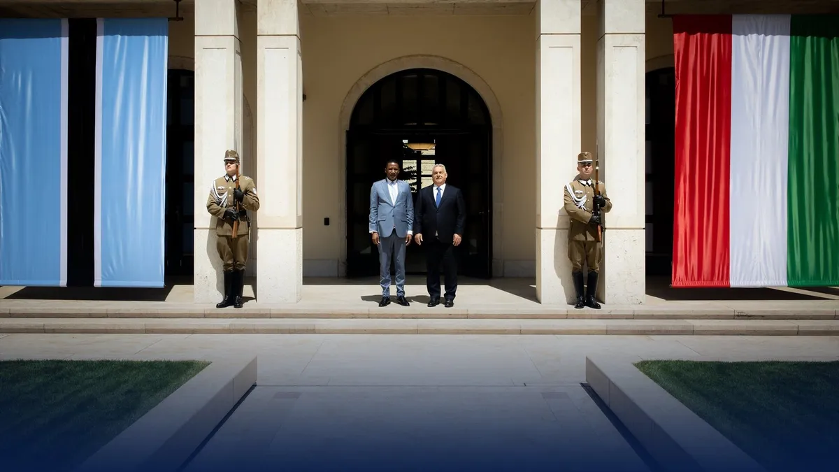Orbán Viktor Botswana elnökével tárgyalt