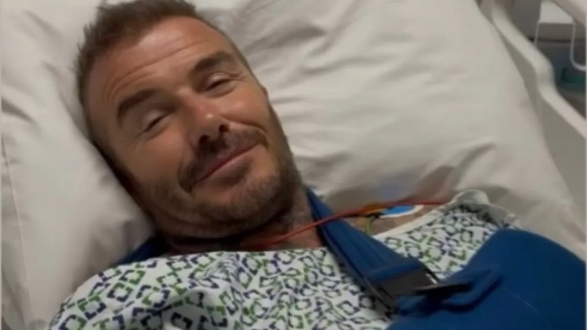 David Beckham kórházba került
