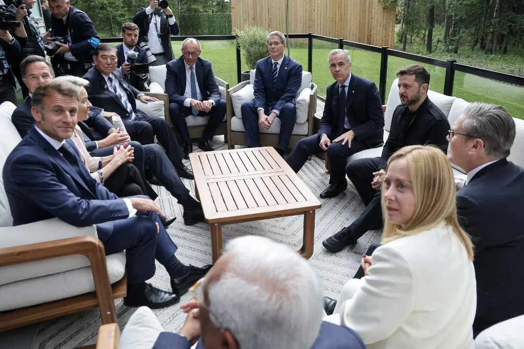 Zelenszkij ismét leadta követeléseit a nyugatnak (Fotó: LUDOVIC MARIN / AFP)