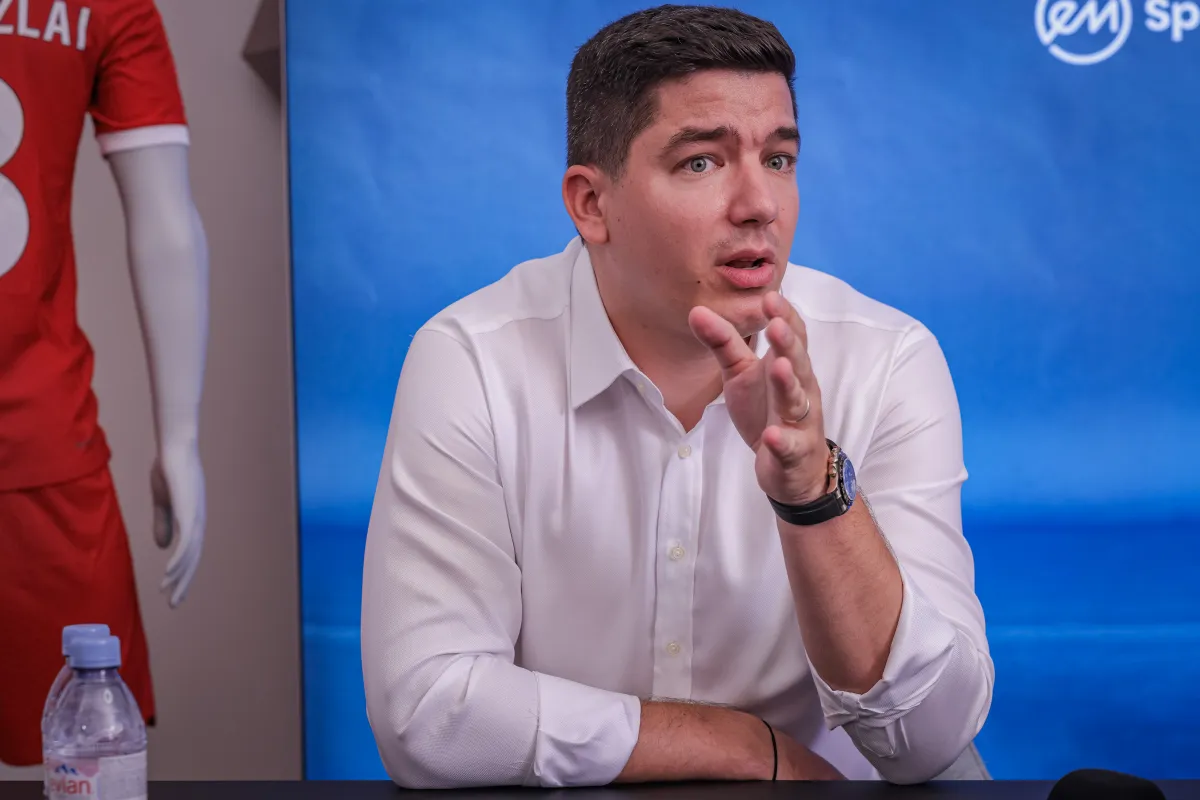 Szoboszlai Dominik sajtótájékoztató 2023 július 4-én