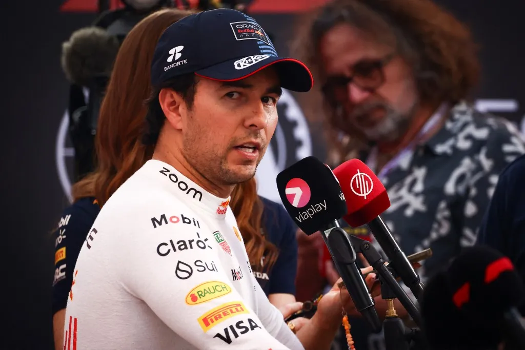 Forma-1 Sergio Perez of Red Bull Racing is seen during Formula 1 Abu Dhabi Grand Prix at Yas Marina Circuit on December 8th, 2024 in Abu Dhabi, United Arab Emirates. (Photo by Beata Zawrzel/NurPhoto) (Photo by Beata Zawrzel / NurPhoto via AFP)