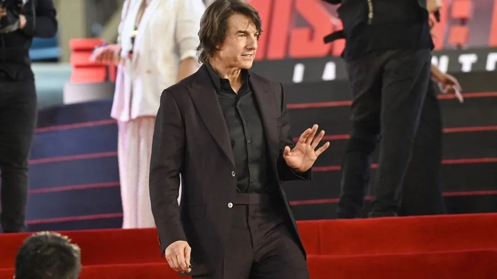 Actor Tom Cruise attends the red carpet for the ''Mission: Impossible - The Final Reckoning'' film premiere at Auditorio Nacional in Mexico City, Mexico, on May 20, 2025. (Photo by Carlos Tischler/Eyepix Group) (Photo by Eyepix/NurPhoto) (Photo by Eyepix / NurPhoto via AFP)