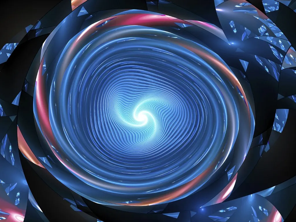 időutazás Galactic wheel, abstract illustration. (Photo by SAKKMESTERKE/SCIENCE PHOTO LIBRA / AAT / Science Photo Library via AFP)