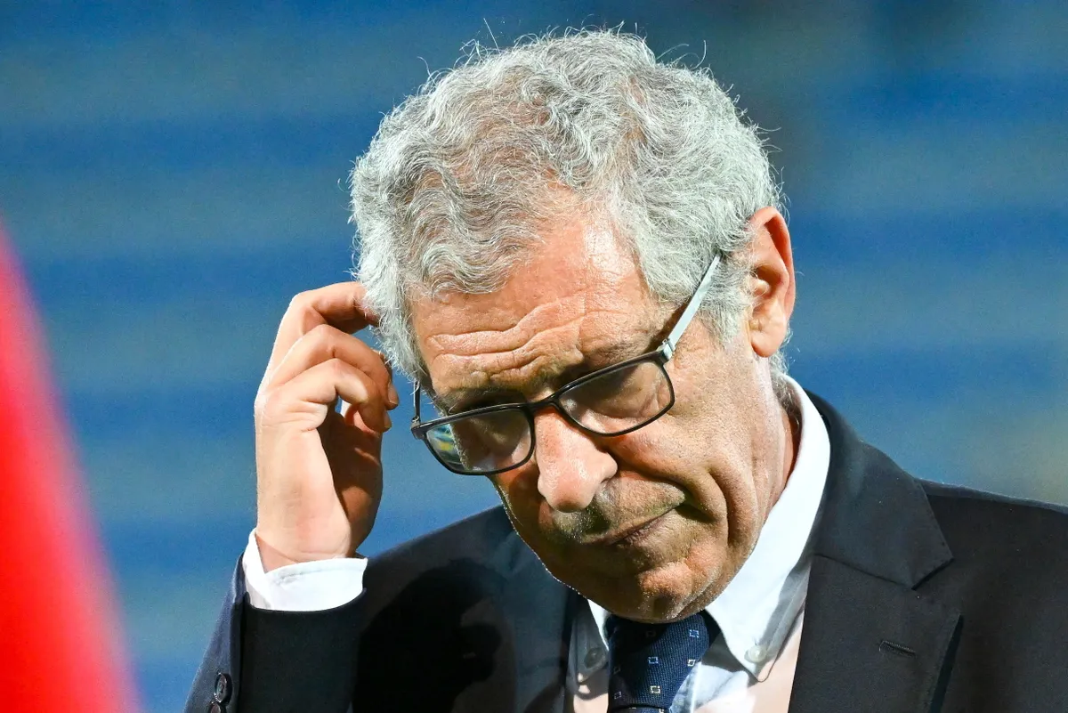 Baku, 2025. június 10.
Fernando Santos, az azeri csapat szövetségi kapitánya az Azerbajdzsán - Magyarország barátságos labdarúgó-mérkőzésen Bakuban, a Dalga Arenában 2025. június 10-én.
MTI/Czeglédi Zsolt