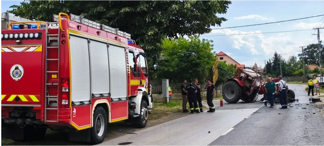 Halálos motorbaleset történt Piricsén, a Táncsics utcában