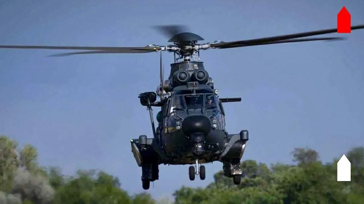 Nagy a baj, Bulgária felé vette az irányt a magyar honvédségi helikopter