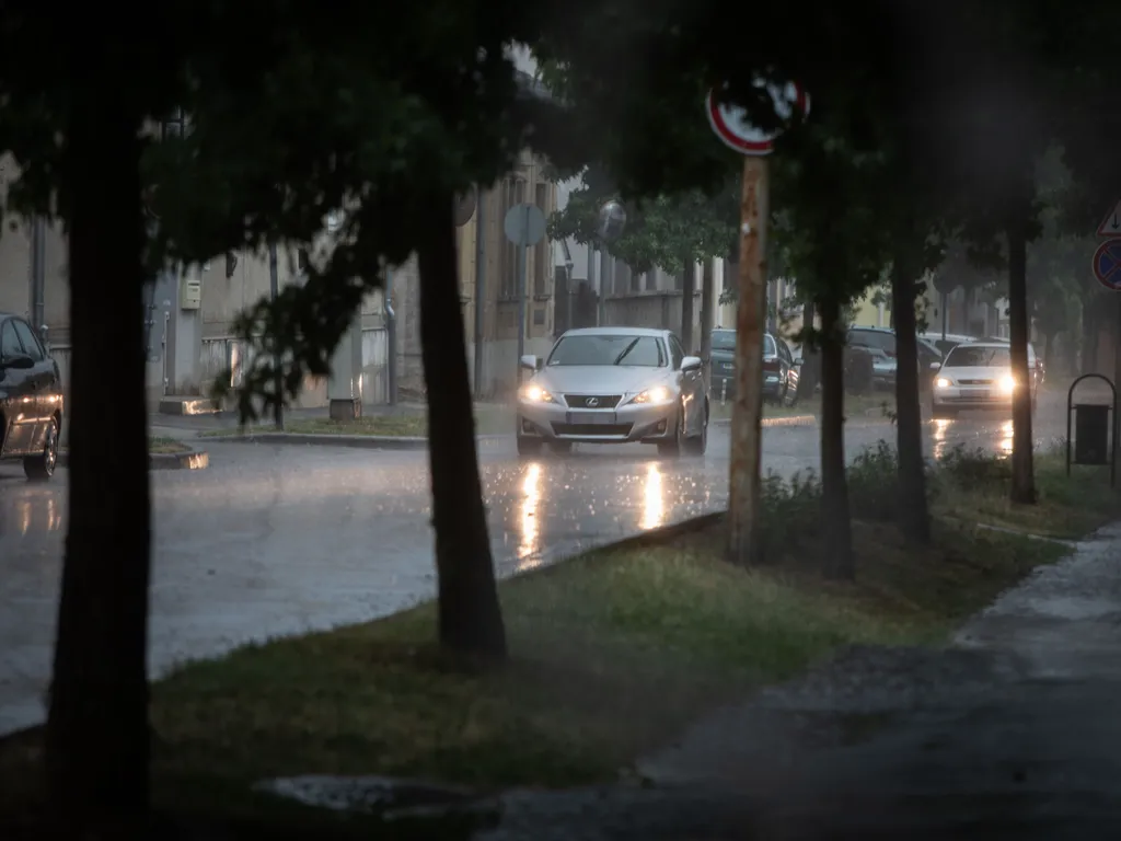 Vihar, zivatar, időjárás, ítéletidő, eső, Magyarország, viharMagyarország, 2025.07.07., Zalaegerszeg