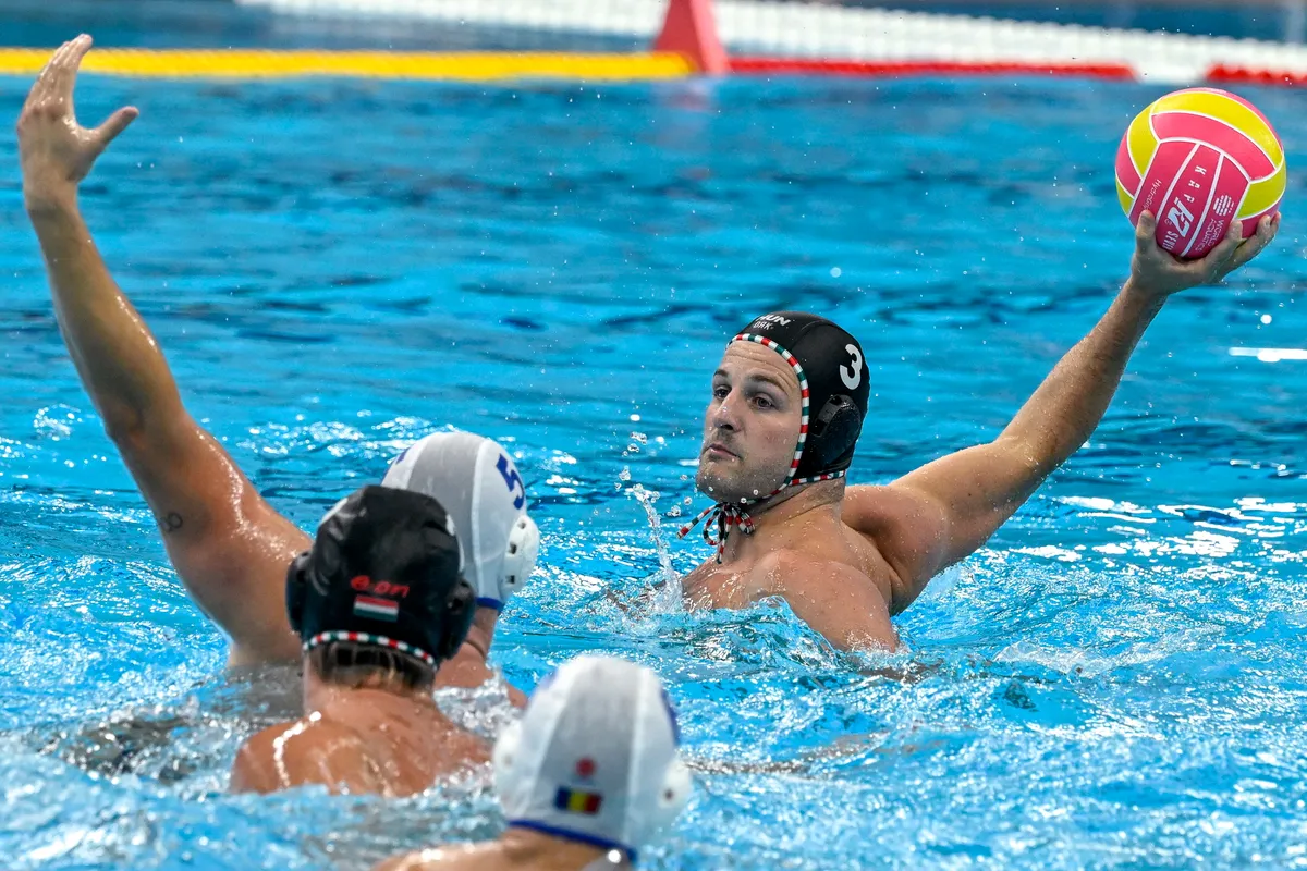 Manhercz Krisztián góljaira ezúttal is építhetett a magyar csapat a vízilabda-Eb első meccsén&nbsp;